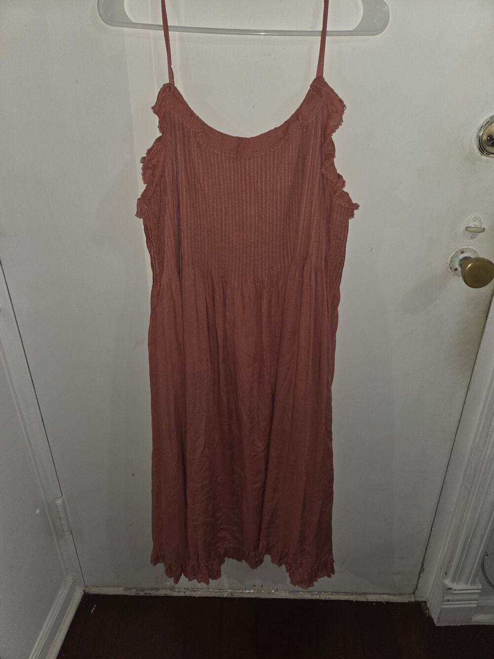 Wilfred aritzia midi dress mauve pink dress L